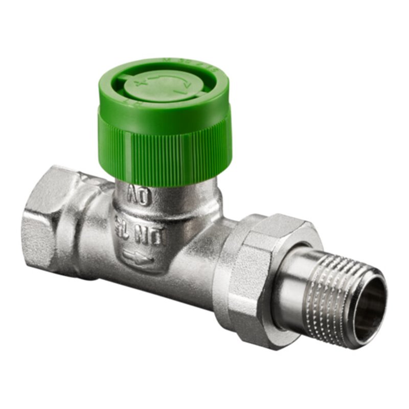 Oventrop Thermostatventil Baureihe AZ V DN 20, Durchgang, Messing vernickelt