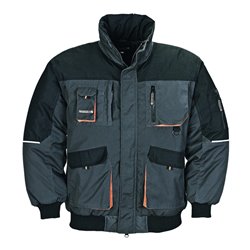 Terratrend Job Pilotenjacke dunkelgrau/schwarz