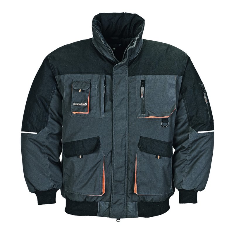 Terratrend Job Pilotenjacke dunkelgrau/schwarz
