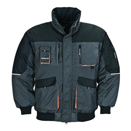 Terratrend Job Pilotenjacke dunkelgrau/schwarz