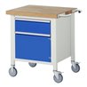 Rau fahrbare Werkbank 8152 880 mm 700 mm Buche-Massiv-Platte