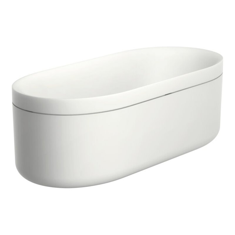 hansgrohe Badewanne Axor Urquiola 1900x850mm, w, a MG m Gelcoat, brush. br