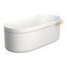 hansgrohe Badewanne Axor Urquiola 1900x850mm, w, a MG m Gelcoat, brush. br