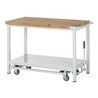 Rau fahrbare Werkbank 8152 880 mm 700 mm Buche-Massiv-Platte