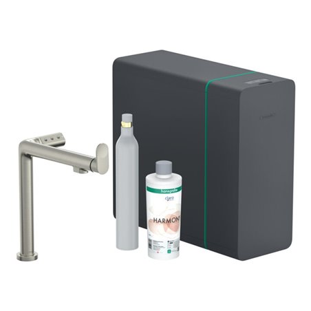 hansgrohe Spültisch-Einhebelmischer Aqittura M91 SodaSys 240, 1j, Start Set, ED