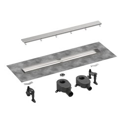 hansgrohe Komplettset DR RainDrain Go1200 rücks.beflies.Stand./flache Instal.MSW