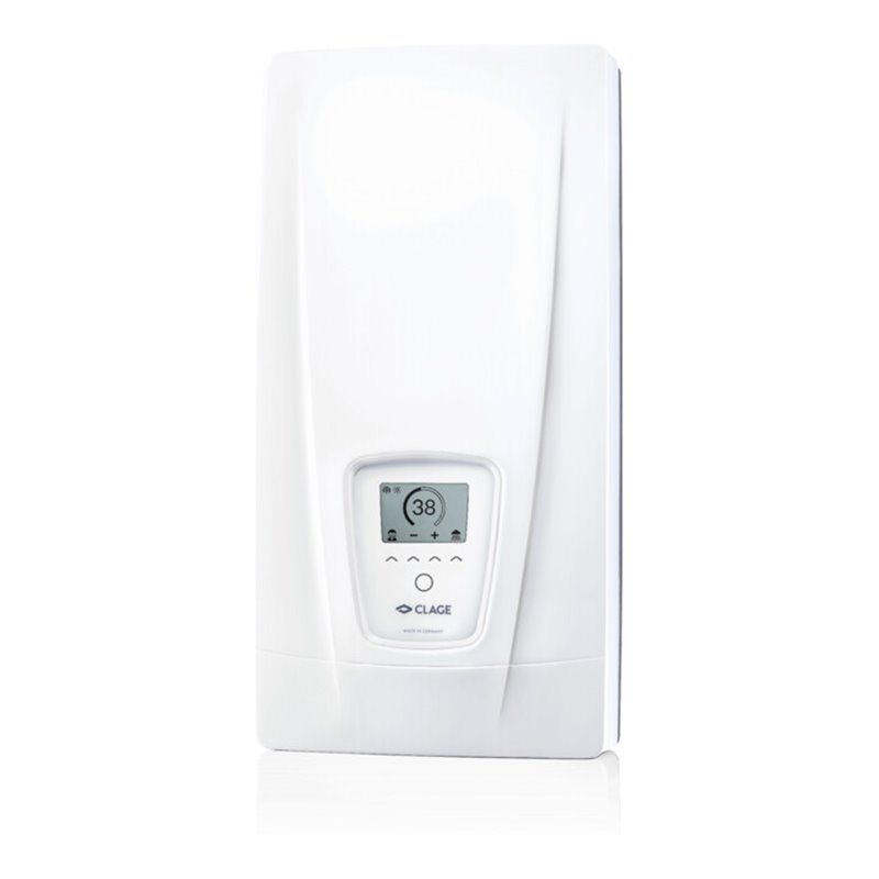 Clage Durchlauferhitzer DEX Next 18-27 kW, E-Paper-Display, el geregelt