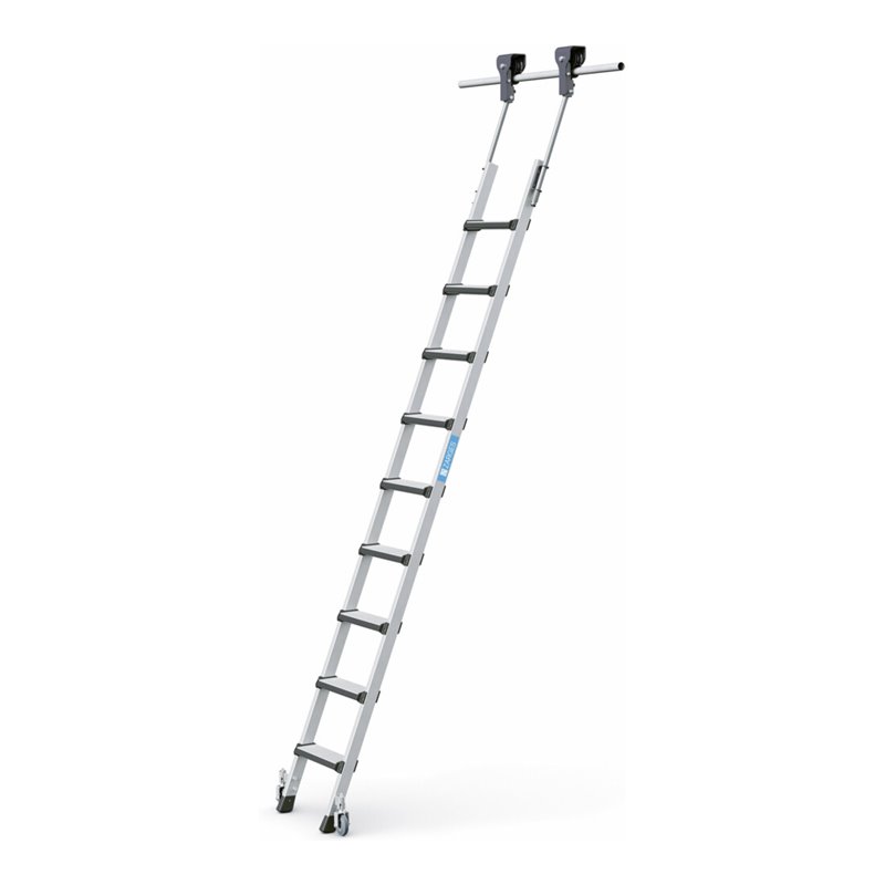 ZARGES Comfortstep Trec LH - LM-Stufen-Regalleiter 9 Stufen