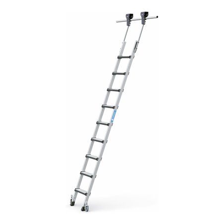 ZARGES Comfortstep Trec LH - LM-Stufen-Regalleiter 9 Stufen