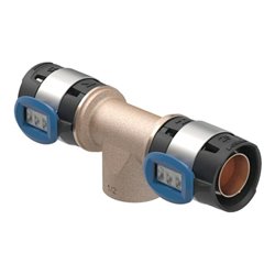 Geberit T-Stück FlowFit 40mmxRp 1/2x40mm, mit Innengewinde