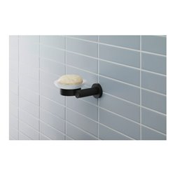 Duravit Seifenschale D-Code 13,5x12cm, Gl. we. ma, Sch li, sw matt