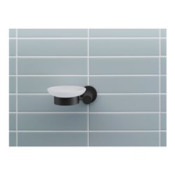 Duravit Seifenschale D-Code 13,5x12cm, Gl. we. ma, Sch li, sw matt