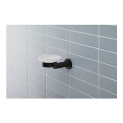 Duravit Seifenschale D-Code 13,5x12cm, Gl. we. ma, Sch li, sw matt