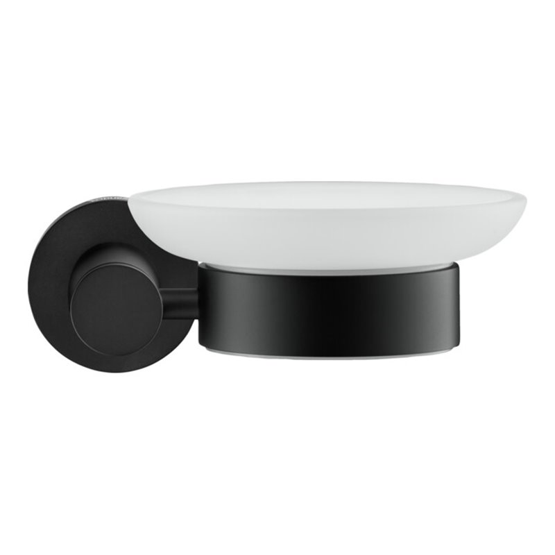 Duravit Seifenschale D-Code 13,5x12cm, Gl. we. ma, Sch re, sw matt