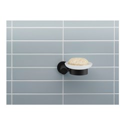 Duravit Seifenschale D-Code 13,5x12cm, Gl. we. ma, Sch re, sw matt