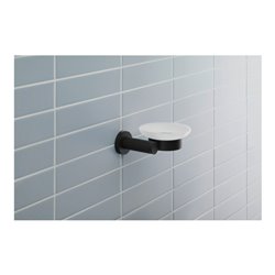 Duravit Seifenschale D-Code 13,5x12cm, Gl. we. ma, Sch re, sw matt