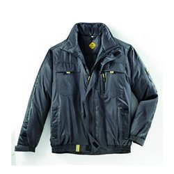 Roadsign Pilotenjacke anthrazit/gelb