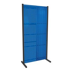 Kappes Trennwand RasterPlan Einzelfeld mit Loch- und Schlitzplatten RAL 5010