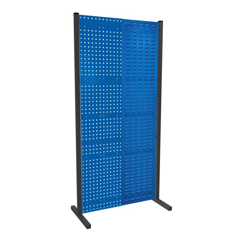 Kappes Trennwand RasterPlan Einzelfeld mit Loch- und Schlitzplatten RAL 5010