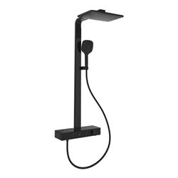 V&B Duschsystem Infinity Showers 413x108x561mm, eck., Wandmont., ma black