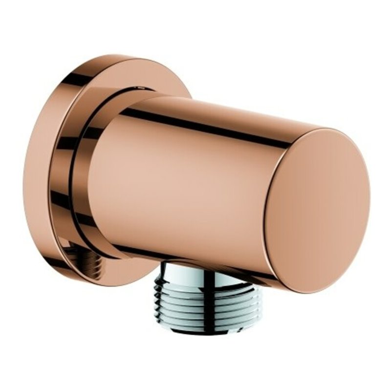 Grohe Wandanschlussbogen Rainshower 1/2', runde Rosette, warm sunset