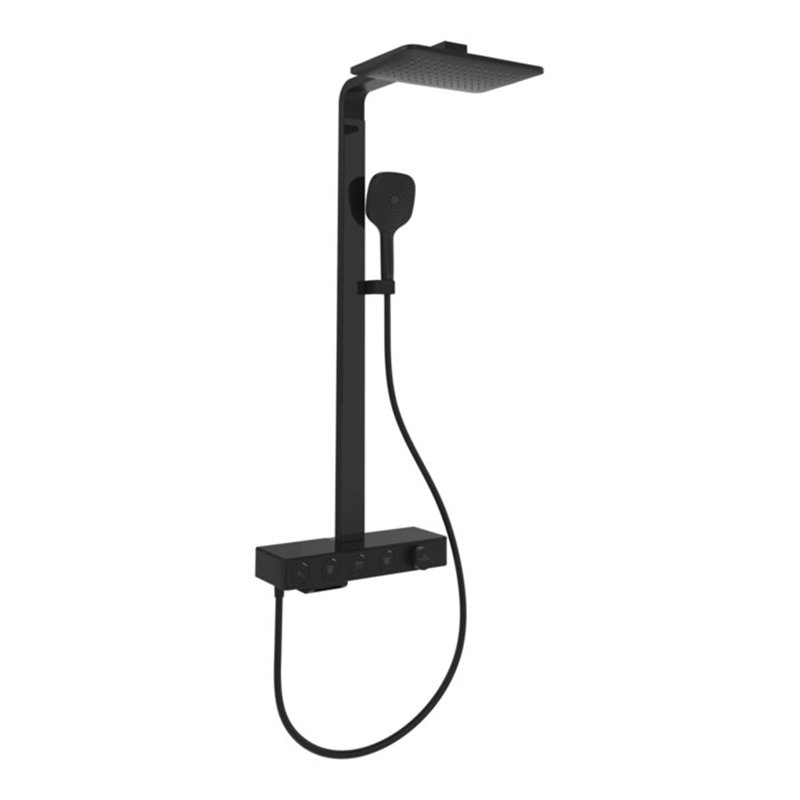 V&B Duschsystem Infinity Showers 413x1055x561mm, eck., Wandmont., ma bla