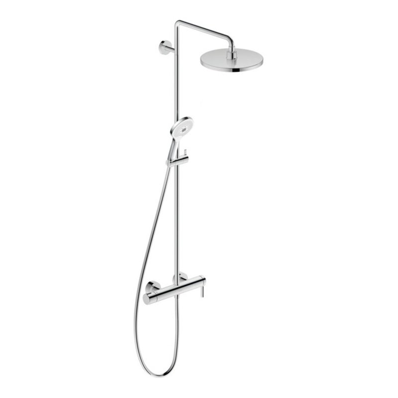 Duravit Duschsystem C.1 Ausl. 350mm, m Brause-Einhebelmischer, chrom
