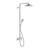 Duravit Duschsystem C.1 Ausl. 350mm, m Brause-Einhebelmischer, chrom