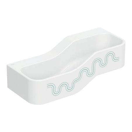 Geberit Spiel/Waschlandschaft Bambini 90cm, 2 WP, tief. B li, w-a, grün / grün