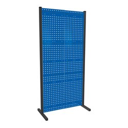 Kappes Trennwand RasterPlan Einzelfeld mit Lochplatten RAL 5010