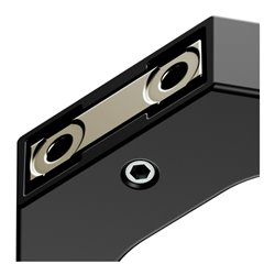 Keuco Handtuchhaken Edition 11 doppelt, schwarz matt