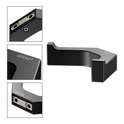 Keuco Handtuchhaken Edition 11 doppelt, schwarz matt