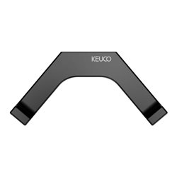 Keuco Handtuchhaken Edition 11 doppelt, schwarz matt