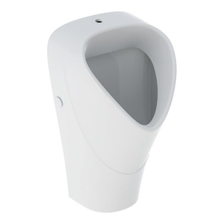 Geberit Urinal Renova we., trigonal, Zul. v ob, Abg. n hinten