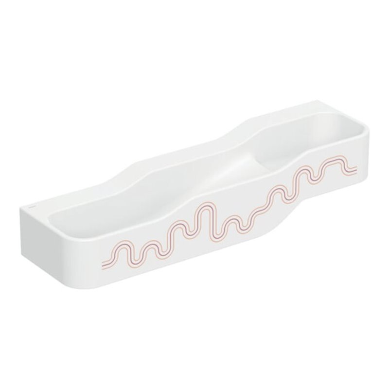 Geberit Spiel/Waschlandschaft Bambini 140cm, 3 WP, tief. B L, w-a, k.rot / or.