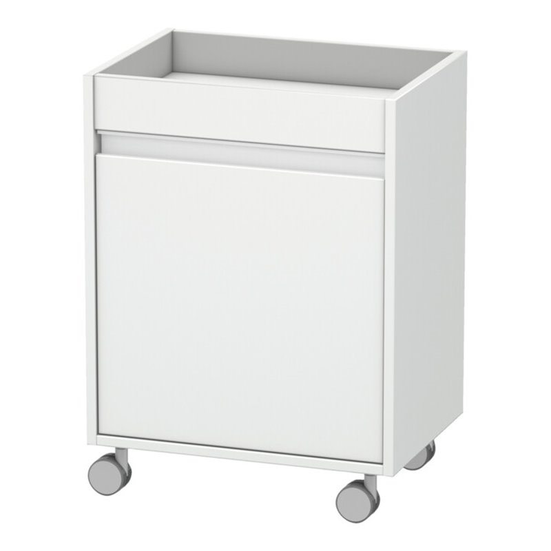 Duravit Rollcontainer Ketho 50x36x67cm, Tür links, weiß matt