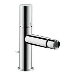 hansgrohe Bidet-Einhebelmischer Axor Uno A 124mm, m Zerogr, Zugst.Abl.Gar., chr