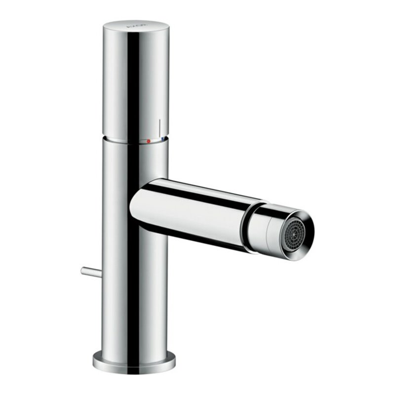 hansgrohe Bidet-Einhebelmischer Axor Uno A 124mm, m Zerogr, Zugst.Abl.Gar., chr