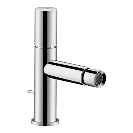 hansgrohe Bidet-Einhebelmischer Axor Uno A 124mm, m Zerogr, Zugst.Abl.Gar., chr