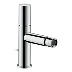 hansgrohe Bidet-Einhebelmischer Axor Uno A 124mm, m Zerogr, Zugst.Abl.Gar., chr