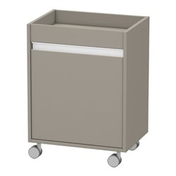 Duravit Rollcontainer Ketho 50x36x67cm, Tür links, basalt matt