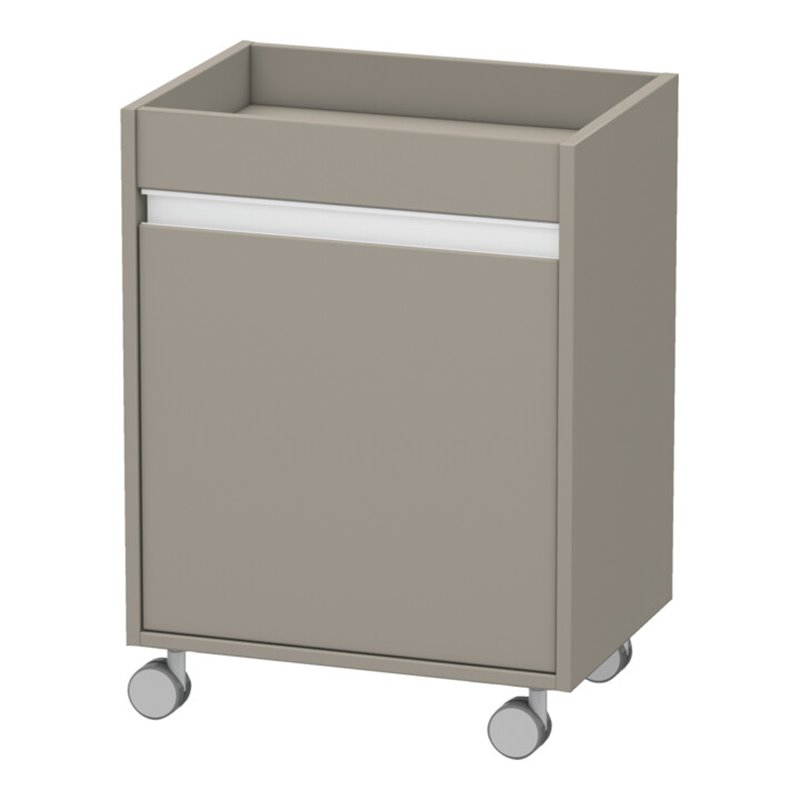 Duravit Rollcontainer Ketho 50x36x67cm, Tür links, basalt matt