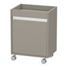 Duravit Rollcontainer Ketho 50x36x67cm, Tür links, basalt matt