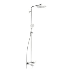 Hansa Duschsystem HANSAVIVA Regenbrause, Wandmontage, chrom