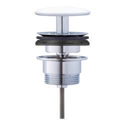 Duravit Schaftventil d 65mm, f WT o. ÜL, weiß Seidenmatt