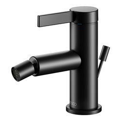 Keuco Einhebelmischer für Bidet IXMO 59509 m.Zug.-Ablgrt. Pure, Rosette r/e sw