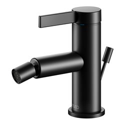 Keuco Einhebelmischer für Bidet IXMO 59509 m.Zug.-Ablgrt. Pure, Rosette r/e sw