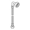 Grohe Druckschlauch 45417 flexibel M15x1 x3/4' 500mm chrom