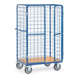 fetra Paketwagen 858+ 3 DG-Wände DF-Türen, Tragkraft 600kg, TPE-Reifen