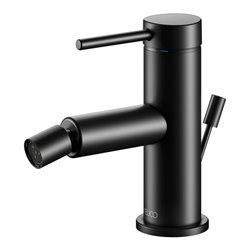 Keuco Einhebelmischer für Bidet IXMO 59509 m.Zug.-Ablgrt. Soft, Rosette r/e sw